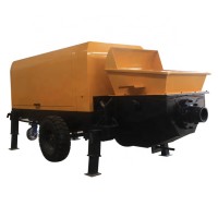 Full Automatic  small Diesel engine trailer cement pump machine