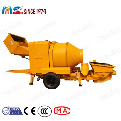 Small Construction Machine Mini Mobile Concrete Mixer Pump Machine