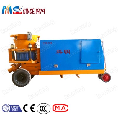 Diesel Engine Dry Concrete Refractory Gunning Machine Dry Shotcrete Machine Price